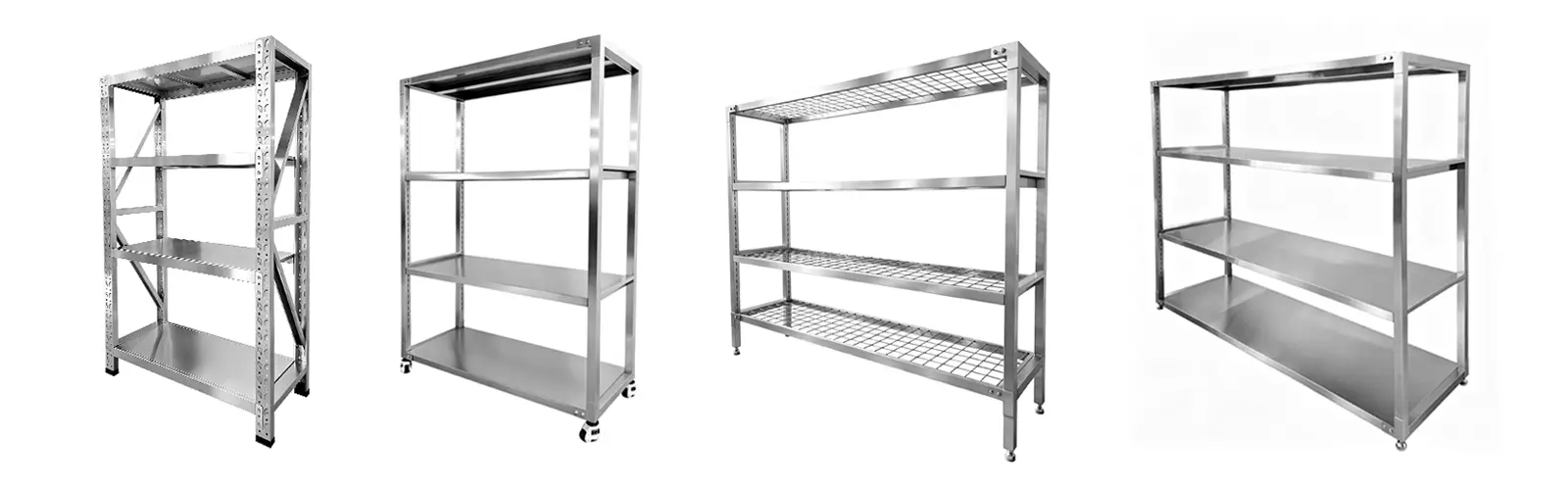 Stainless Steel Adjustable Shelving
