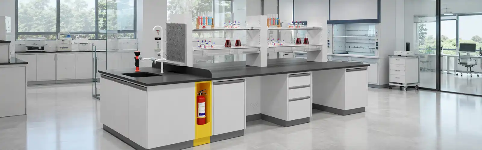Chemistry Lab Working Table
