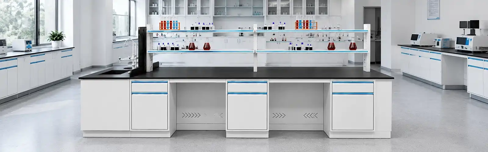 chemistry lab working table