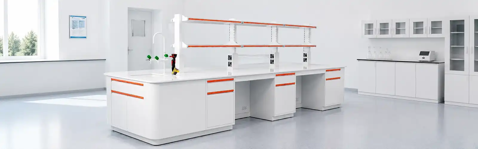 Lab Table With Drawers