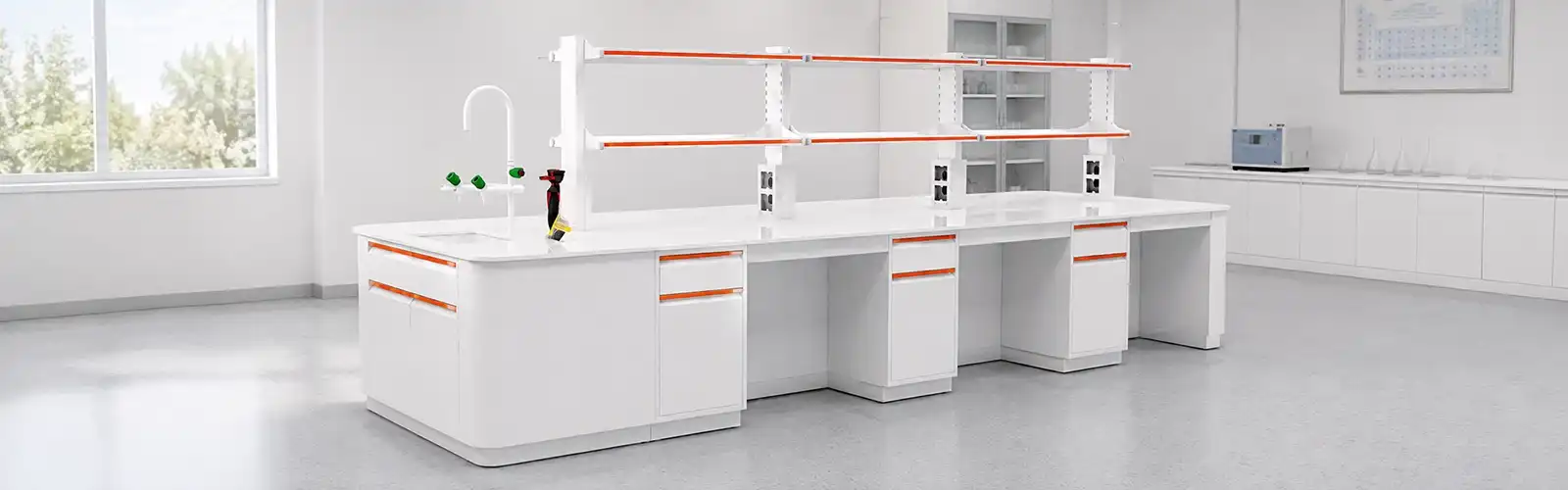 Lab Table With Drawers