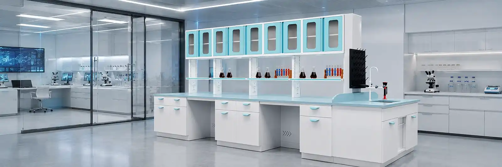 chemistry lab working table