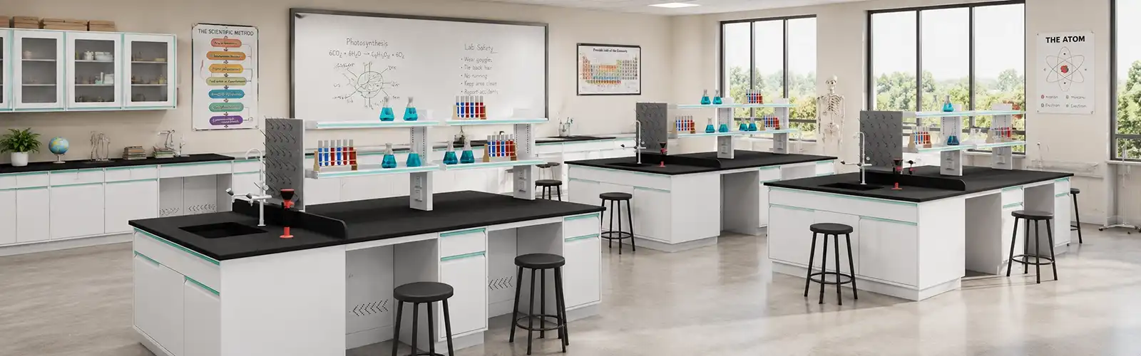 Mobile Lab Bench With Drawers
