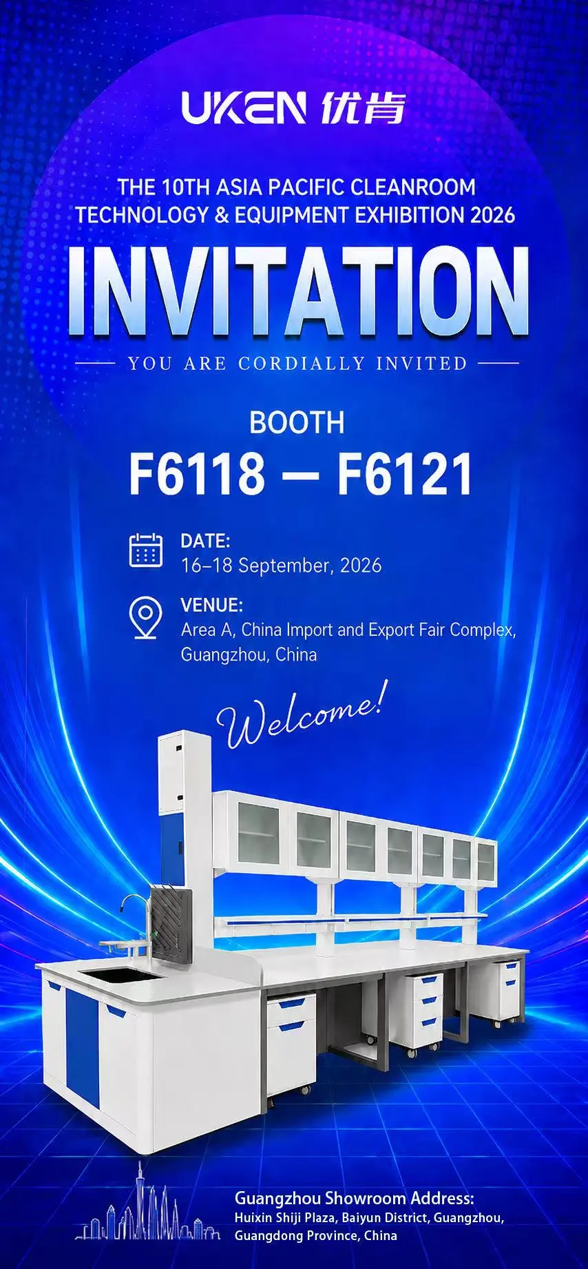 Youken invitation for 10th Asia‑Pacific Clean Technology Exhibition booth F6118‑F6121