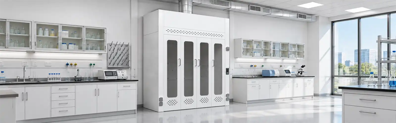 walk-in fume hood
