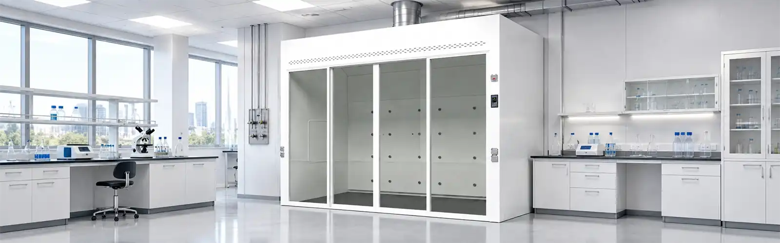 walk-in fume hood